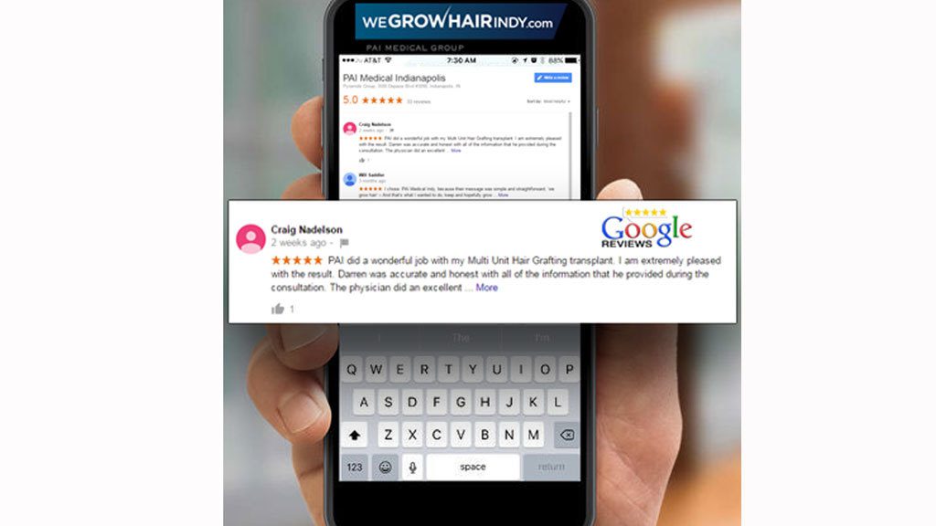 We Grow Hair Indy Google Reviews